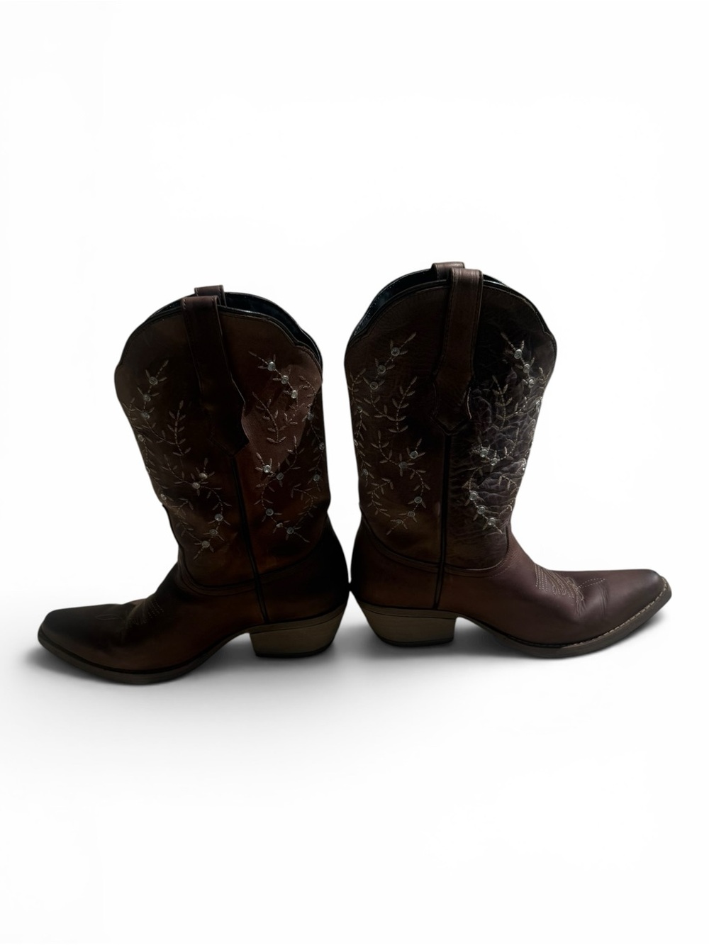 Sterling River | SRC 512 | Leather Cowgirl Boots | Women's 9.5 | Clean - Picture 9 of 10